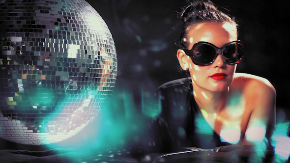 Sexy Woman Dances Discoball 4 alt