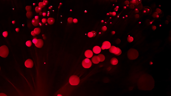 Abstract Fibre Optic Lights Shot In Super Slow Motion 1