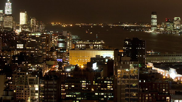 New York Skyline Manhattan Nyc Ny Night 3