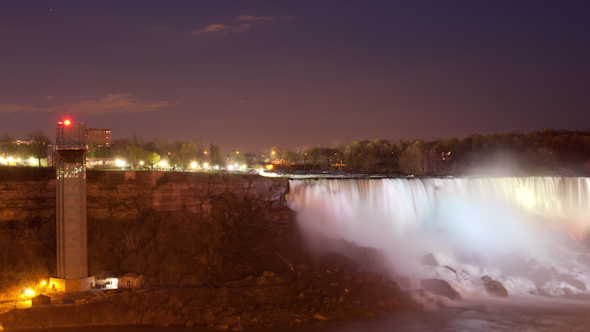 Niagara Falls Usa Canada Night 2