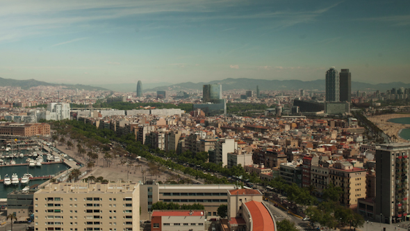 Barcelona Skyline Timelpase 21