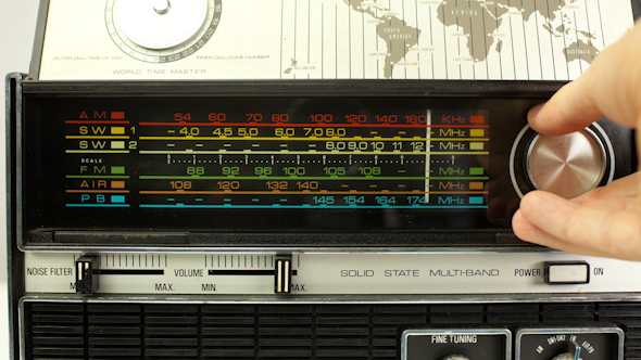 Vintage Radio Dial Frequence 4