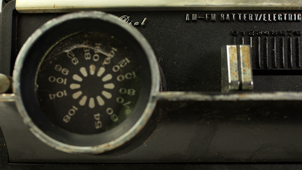 Vintage Radio Dial Frequence 8