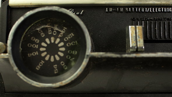 Vintage Radio Dial Frequence 8 alt