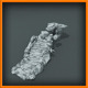 Generic stone stairs BaseMesh   - 3DOcean Item for Sale