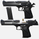 Desert Eagle .50 Realistic Gun 3D Model (Animated) - 3DOcean Item for Sale