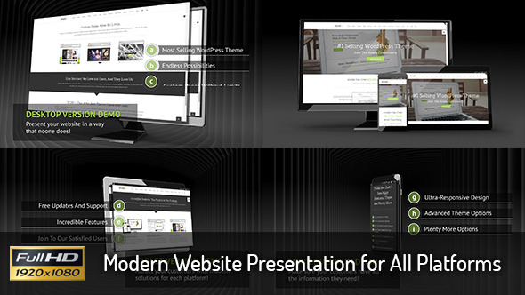 Modern Website Presentation