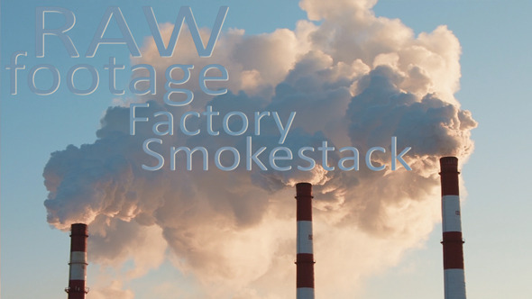 Three Factory Smokestacks