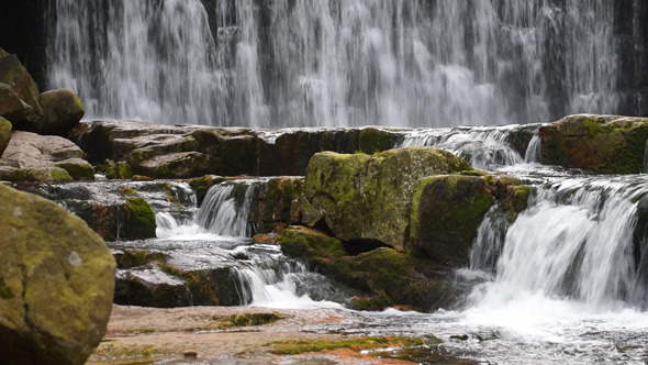 Waterfall & River, Landscape  alt