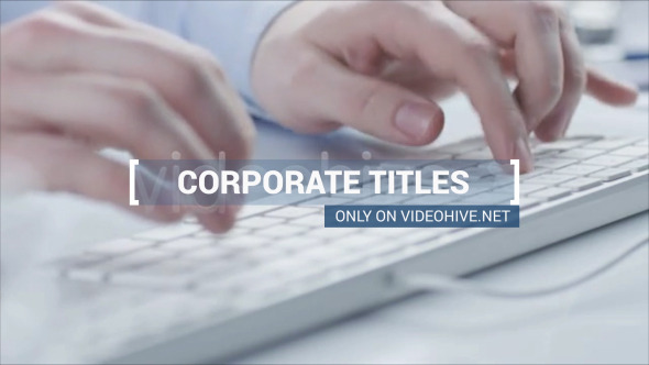 Corporate Titles and Lower Thirds