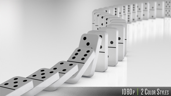 Domino Effect Falling