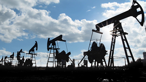 Working Oil Pumps Silhouette alt