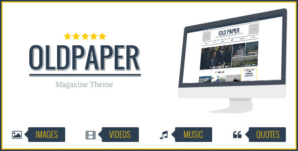 OldPaper - Ultimate Magazine &amp; Blog Theme