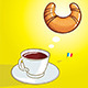 Coffee and Croissant - GraphicRiver Item for Sale