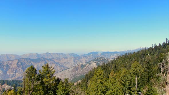 Flying through the mountains near Changla Gali