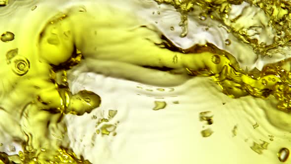 Colored water splash, Slow Motion