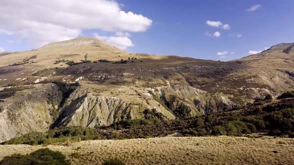 Scenic valley in New Zealand