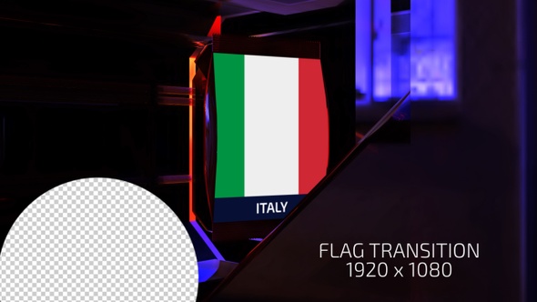 Italy Flag Transition