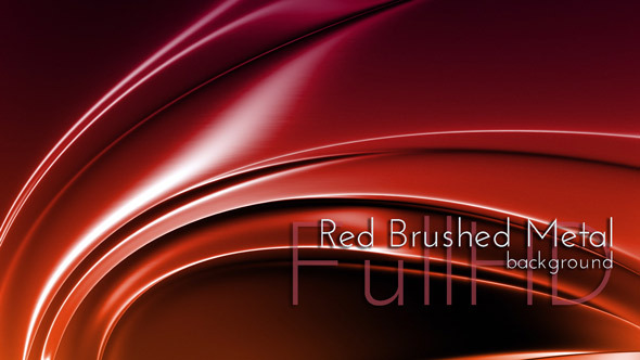 Red Brushed Metal Surface