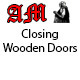 Closing Wooden Door