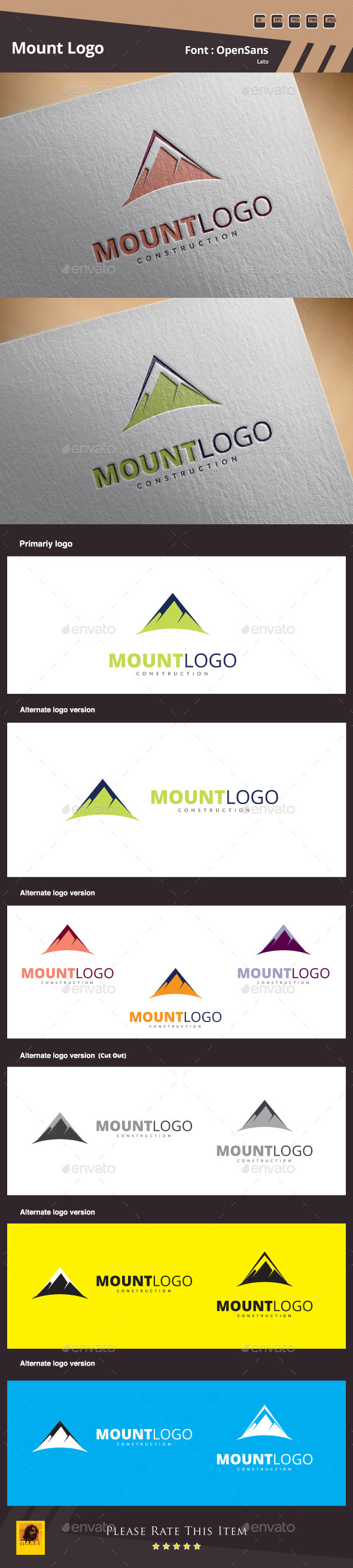 Mount Logo Template