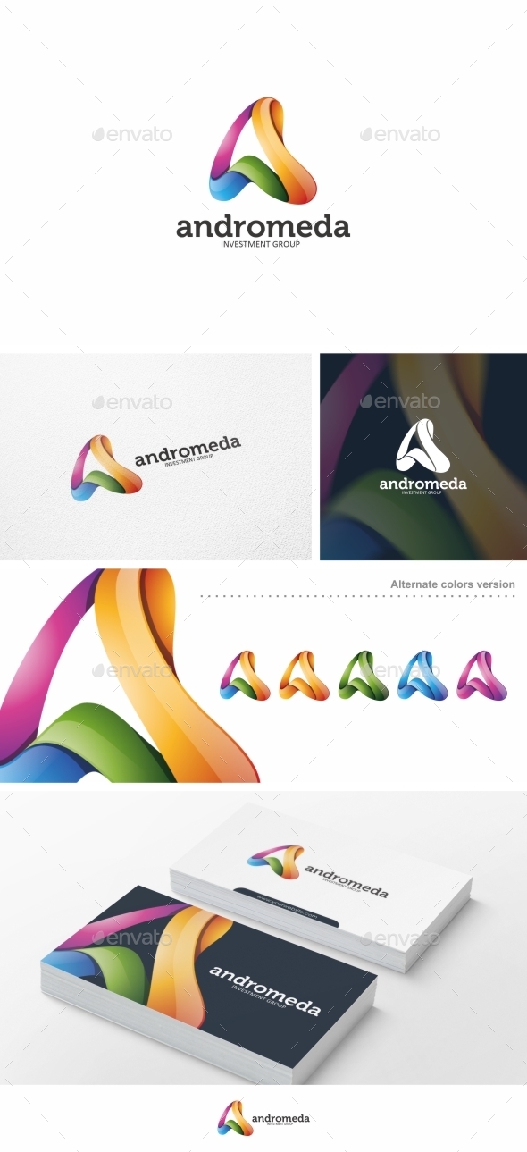 Abstract Letter A - Logo Template