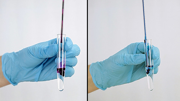 Laboratory Experiment Red Blue in the Test-Tube