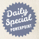Daily Special Powerpoint Presentation Template - GraphicRiver Item for Sale
