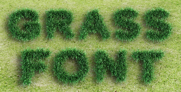 Growing Grass With Wind Blow Alphabet 