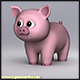 Cartoony Pig - 3DOcean Item for Sale
