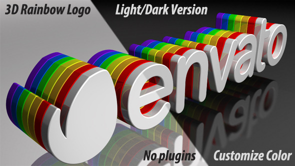 3D Rainbow Logo
