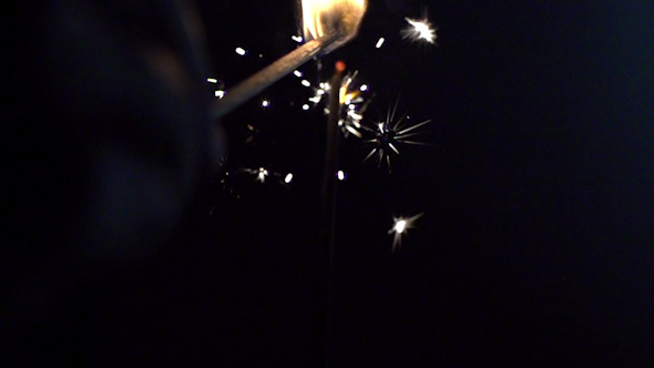 Sparkler Being Ignited 11 alt