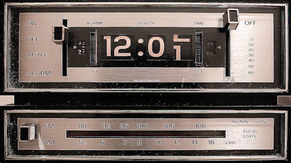 Vintage Flip Clock 4