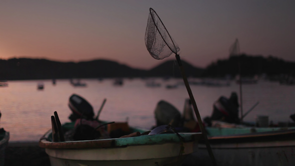 Fishermen Fish Market Boats Mexican Coast 4