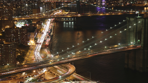 Lower Manhattan Skyline And Brooklyn Bridge 4 alt