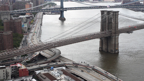 Lower Manhattan Skyline And Brooklyn Bridge 6 alt