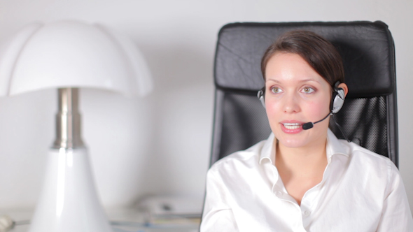 Pretty Customer Service Operator Or Secretary 5 alt
