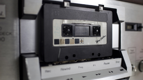 Cassettes Changing In A Retro Tape Player 7