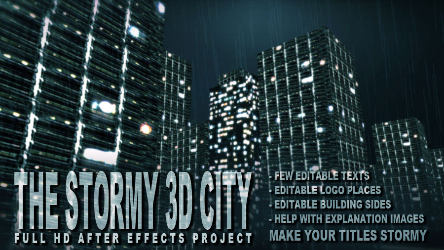 The Stormy 3D City