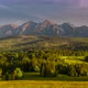 Time Lapse Day to Night Sunset over Tatra Mountains .Outdoors Landscape at Summer - VideoHive Item for Sale