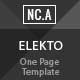 Elekto - One Page Template - ThemeForest Item for Sale