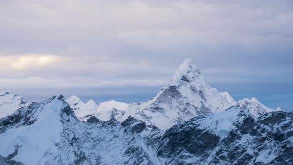 Ama Dablam Mountain. View From Kalapatthar. Himalaya, Nepal