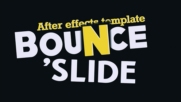 Fresh Animated Titles - Bounce n' Slide alt