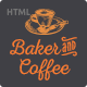 Baker & Coffee HTML Template - ThemeForest Item for Sale