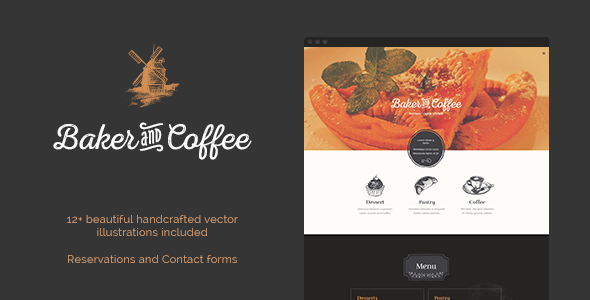 Baker & Coffee HTML Template