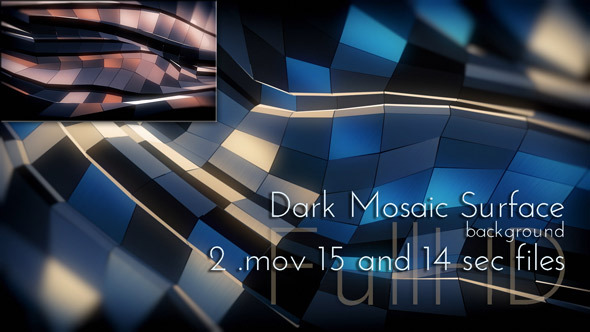 Dark Steel Mosaic Surface