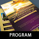 Church Anniversary Service Program Template