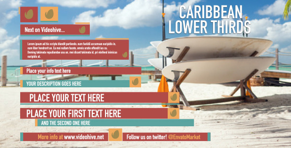Caribbean Lower Thirds Pack