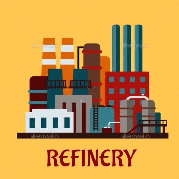 Refinery Graphics, Designs & Templates from GraphicRiver