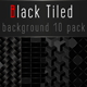 Black Tiled Background-10 Loops - VideoHive Item for Sale